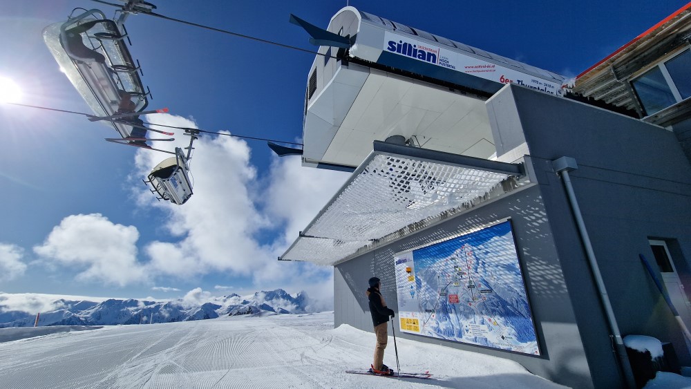 Overzicht van de pistekaart Sillian in Hochpustertal.